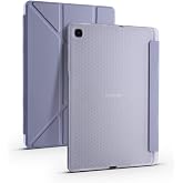 Kilifplus Samsung Galaxy Tab S6 Lite P610 ile Uyumlu Kılıf Tri Folding Silikon Kalem B&ouml;lmeli Katlanabilir Standlı PU Deri Yum