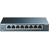 TP-Link TL-SG108 V3 8-Ports Gigabit Netzwerk Switch (bis 2000MBit/s im Vollduplexmodus, geschirmte RJ-45 Ports, Metallgehäuse
