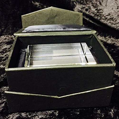 3D Glas Quader Kristall mit individuellem Foto graviert 80x50x50 mm - 3