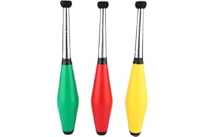 Cocoarm 3 Pièces Bâtons de Jonglerie Ensemble D'épingles de Jonglage pour Enfants Matériau PE + EVA Ensemble D'accessoires de Bâton de Jonglerie Ultraléger pour Enfants Améliorer la