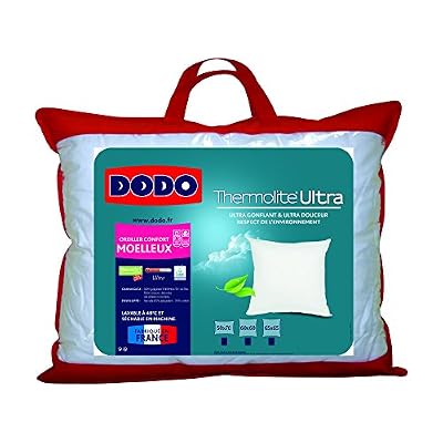 Dodo Maxiconfort Ultra Oreiller Uni Classique Blanc 50 x 70 cm Synthétique Medium