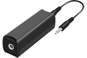 Powice Filtr przeciwzakłóceniowy jack, izolator Ground Loop, filtr przeciwzakłóceniowy, radio samochodowe, filtr 3,5 jack z kablem audio 3,5 mm, do radia samochodowego