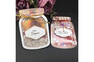 GOWXS Troqueles de corte para tarros de caramelos para hacer tarjetas, plantillas de corte de botellas de deseos para manualidades, álbumes de recortes, álbumes de fotos, troqueles de papel decorativos para