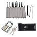 Produktbild Transparent Schloss Set - Kingwo Praktische Entriegelung Werkzeuge für Schlösser 12pcs Pick Set