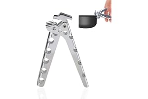 Sprießen Acampar al Aire Libre Cucharas Herramientas Pan Pot Aleación de Aluminio Pot Alicates Pinza de la Olla Herramienta de Mango Anti escaldado para Aarbecue