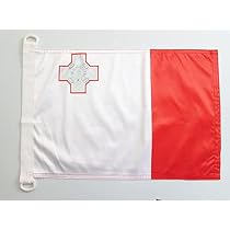 Drapeau Malte 45x30cm - Polyester Haute Qualité - AZ FLAG - Pour Intérieur/Extérieur