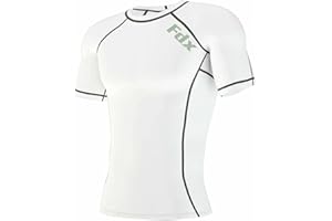 FDX Mens Compression Armour Base Layer Top Half Sleeve Thermal Gym Sports Shirt