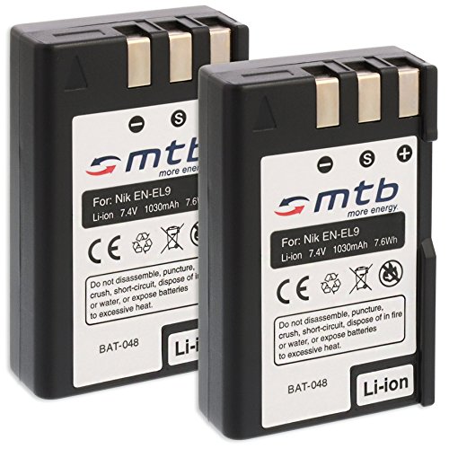 2x Batteries EN-EL9 pour Nikon D40 D40x D60 D3000 D5000 reviews 2x Batteries EN-EL9 pour Nikon D40 D40x D60 D3000 D5000