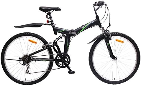 Folding Bicycle Folding Bike 26 Inches aluminium spring loaded 6 gears SHIMANO Aluminium STEM.
