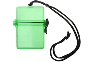 GENERIC Waterproof Airtight Dry Box Mobile Phone Holder Plastic Key Money Wallet Storage Container Boating Swimming Kayaking Skiing Beach Pool Water Sports Case - Green