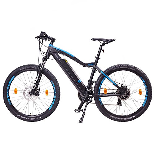 NCM Moscow 27,5 Zoll Elektrofahrrad Mountainbike,E-MTB E-Bike,Pedelec, 36V 250W Bafang Motor, 36V 13Ah designer Rahmen Akku,matt schwarz,hell blau - 4