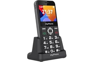MP myPhone Halo 3 Seniorenhandy Ohne Vertrag 22" Großtastenhandy Schnurloses Telefon Schnurlos - Handy für Senioren Seniorenhandy mit Ladestation Bluetooth Kamera Notruftaste Taschenlampe