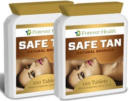Safe Tan Natural Tanning Tablets – Get a Great All Over Body Tan In Your Own Home ! No Need To Visit A Tanning Salon Now you Can Get That Healthy Looking Body Sun Tan From These New SAFE TAN Self Tanning Capsules ! No More Streaky Fake Spray Tans that only Last a Few Weeks – SAFETAN will last for months and never wash off ! Don’t Fake Tan – Use SAFE TAN ! 240 Tan Pills