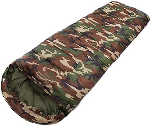 Envelope Sleeping Bag Waterproof Large Lightweight Warm Mummy Sleeping Bag with Compression Carrier 3/4 Season for Winter Camping Backpacking Travel Hiking
