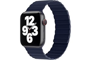FOUUAAO Silikonowy pasek kompatybilny z Apple Watch8, 49 mm, 45 mm, 44 mm, 40 mm, 41 mm, dla mężczyzn i kobiet, silikonowy pasek do zegarka, zapięcie magnetyczne, zapasowy pasek do iWatch serii SE