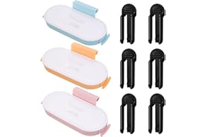 NC Supporto Sacco Armadio della Spazzatura Sospeso 3 Pezzi TAIZER Porta Sacchetti della Spazzatura Mensola Portaoggetti con Coperchio Portarifiuti Appendere Clip Sacco della Spazzatura