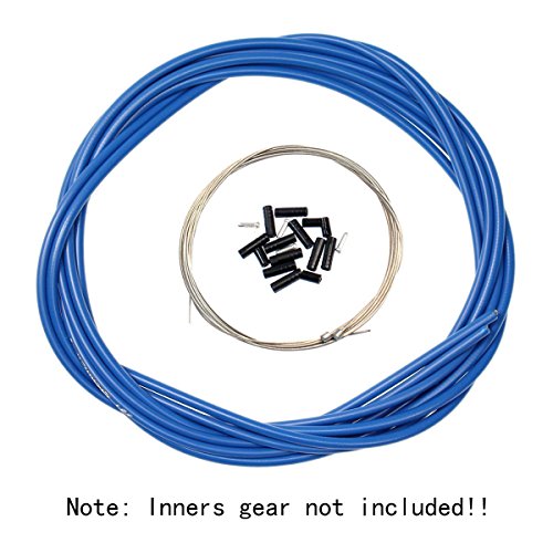 Aulola Juego de Cables de Freno de Engranaje Exterior e Interior Delantero y Trasero, Azul