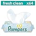 Produktbild Pampers Fresh Clean Feuchttücher, 1er Pack (1 x 64 Stück)