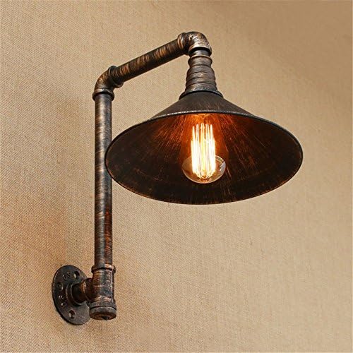 DengWu Pendant Lights Chandeliers Ceiling Lights American Village Bedroom Living Room Restaurant Industrial Style Retro Café Bar Decorative Water Wall Light, 26mm in diameter, 400mm in height