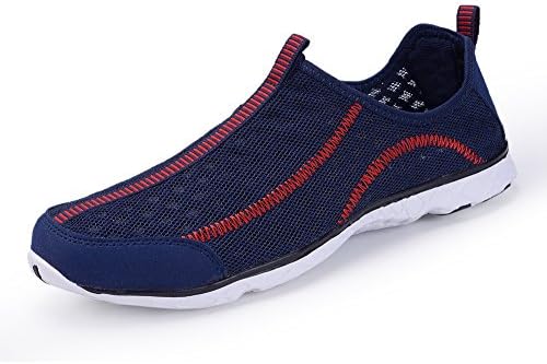 Piup Unisex Water Shoes for Men Women Mesh Upper Men's Women's Shoe Lace-up Sneakers.SSK018N1-39