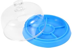 Sonew Watch Movement Staubschutz Feuchtigkeits Anti-Staub Anti-verlorene Fach Aufbewahrungsbox Uhrenteile Aufbewahrungsbox für Uhren Bewegung Teile Schmuck Perlen mit 6 Fach