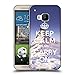 Produktbild Super Galaxy Schutz Hülle TPU Case Schutzhülle Silikon Tasche Dünn Transparent // Q01021525 keep calm and carry on 1083 // HTC One M9