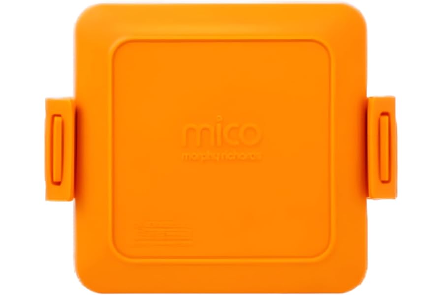 Morphy Richards Mico Microwave Toastie Sandwich Maker and Grill, Silicone Microwaveable Cookware, Non-stick Coating, Heatwave Technology, Compact, Dishwasher Safe, Quick/Easy Cooking, Orange, 511644