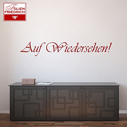 Wandtattoo W330 Auf Wiedersehen – Flur (58×9 cm) dunkelgrau - 3
