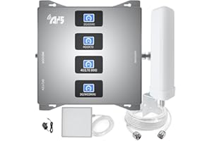 AYISSMOYE 4G 3G 2G Amplificateur de Signal 800 900 1800 2100 MHz Band 1 3 8 20 B20 LTE GSM WCDMA DCS