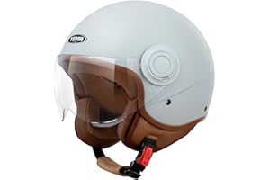 ‎YEMA YEMA Helmet Jethelm DW-631 Moped Scooter ECE 3/4 Halbhelm für Herren Damen