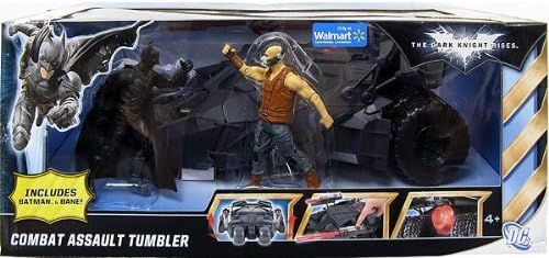 Mattel Batman Dark Knight Exclusive Action Figure Vehicle Combat Assault Tumbler with Batman &amp; Bane by Batman Dark Knight