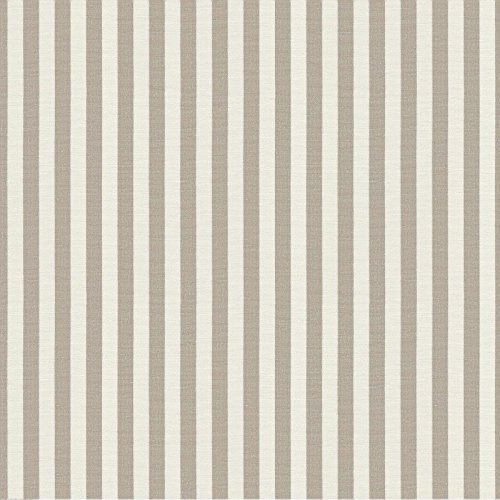 Dekoria IKEA INGOLF Stuhl (mit Armlehnen) Seat Pad Cover – Beige und Weiß Streifen (1,5 cm) - 2