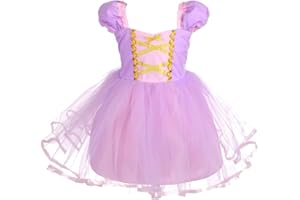 Lito Angels Princess Mermaid Fancy Dress Up for Girls Kids Halloween Costume Birthday Party Tulle Skirt