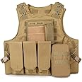 QMFIVE MOLLE RRV Assault Combat Vest with pouch/Traning Protective Security Vest for Tactical Hunting Airsoft Outdoor