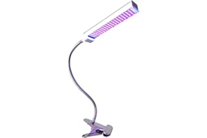 ZDCDY Lampada Abbronzante Viso, Regolabile Luce Abbronzante UVA con Base a Clip e Design di Temporizzazione, Casa Solarium Facciale Luci Abbronzanti per Viso e Corpo, Area di Irradiazione 60*30cm,1pcs