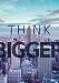 Produktbild Startup Poster "Think bigger" Motivation Spruch Office 59,5 cm x 42 cm DIN A2 Plakat Coworking space Büro Wandbild Wanddekoration Motivating Zitate Start up Wandaufkleber selbstklebend selbsthaftend