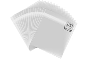 Golden State Art, 100 Stück 15,2 x 15,2 cm transparente Beutel für Matten, Bilder, säurefrei, 16,5 x 16,5 cm