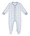Sense Organics Baby Boys Yvest Footies, Blue (AOP Trumpet), 0-3 Months (Manufacturer Size:56 cm)