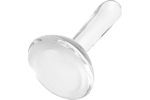 Garneck Glass Muller and Set for Grinding Pigment - Durable Glass Pestle for Oil Painting - Watercolor and Tempera for Homemade Paints and Artistic Projects