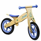 HUDORA Robustes Kinder Laufrad Holzlaufrad Fahrrad joey Flitzkidz unisex 12 Zoll