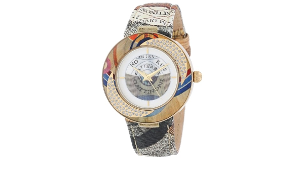 Gattinoni donna W0309GGTZWP Carina rivestito in acciaio inossidabile  placcato oro giallo cristallo Swarovski orologio : Amazon.it: Orologi