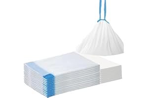 RQJLZ Commode Liners with Super Absorbent Pads, 35 Pack, Adult Portable Toilet Bag, Disposable Waste Bags for Commode Chair, Camping, with Drawstring, 20 Pads and15 Liners