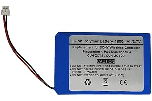 STARNOVO 1800mAh 3.7V Replacement Battery For Son y Playstation 4 PS4 Dualshoc k 4 Wireless Controller CUH-ZCT2, CUH-ZCT2U, New 2016 Version