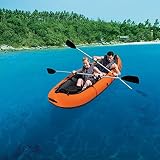 Bestway Hydro-Force Ventura - Kayak doble, 330 x 94 cm, incluye 2 remos desmontables