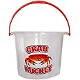 BLUEZONE 5 Litre Clear Crab Bucket, Grey, One Size