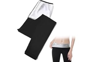 EIH1 1 pièce Sudation Pantalon Legging de Sport à Taille Haute Maigrir Leggings Sauna Suit Anti Cellulite Pantalon de Perte de Poids pour Pantalon neuf minutes pour Fitness Gym Yoga Sport Femme