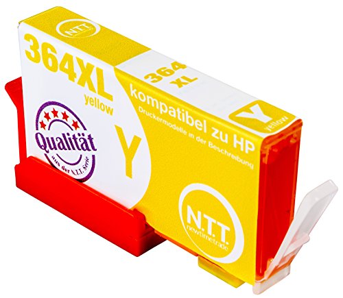 N.T.T.® 4 XL Tintenpatronen kompatibel zu HP364 XL (1 Schwarz, 1 Cyan, 1 Magenta, 1 Yellow) Multipack HP Photosmart 5510, 5511, 5512, 5514, 5515, 5520, 5522, 5524, 6510, 6520, 6512, 6515, 7510, 7520, 7515, B8550, B8558, B110c, B010a, B010b, B111a, C5324, C5370, C5373, C5383, C5388, C5390, C5393, C6324, C6375, C6380, C6388, D5460, D5463, D5468, D7560, C309a, C309g, C310a, C310c, C410a, B209a, B210a, B210c, B210d, B210e, HP Deskjet 3070A HP Druckerpatronen 364XL - 5