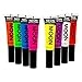 Moon Glow - Neon UV Eye Liner 10ml Set of 8 colours – Glows brightly under UV Lighting!