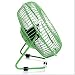 Produktbild NBLJHM 6-Zoll-USB-Ventilator Kreative Mini-Metall-Ventilator Aluminium Blatt Student Desktop-Stumm-Wind Das Beste Geschenk, C