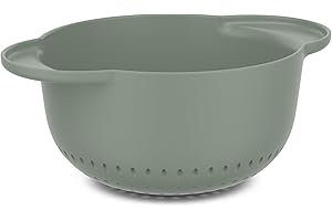Mepal - Passoire Chef it - Évacuation facile - Base antidérapante pour plus de stabilité - Passe au lave-vaisselle - Cuisine accessoires - 1500 ml - Nordic sage